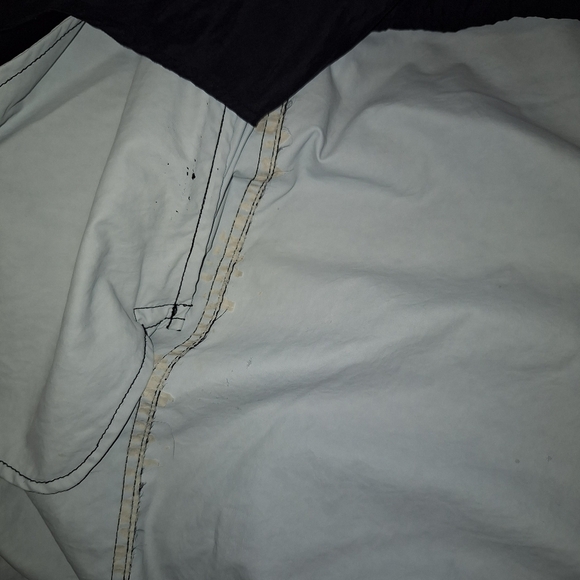 Eddie Bauer Black Nylon Trekker Trench Pockets Size Large - Picture 10 of 11